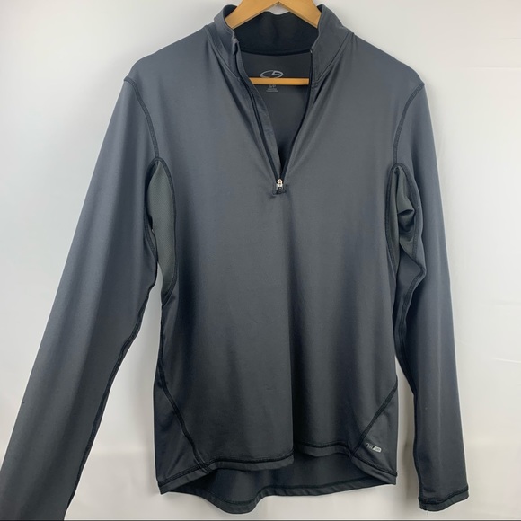 C9 by Champion Duo Dry 1/2 Zip Gray Pullover - Picture 2 of 14